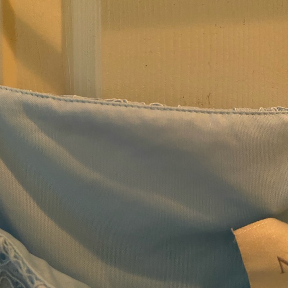 BHLDN  MARIA SLEEVELESS LACE MIDI DRESS in light blue - Picture 14 of 16